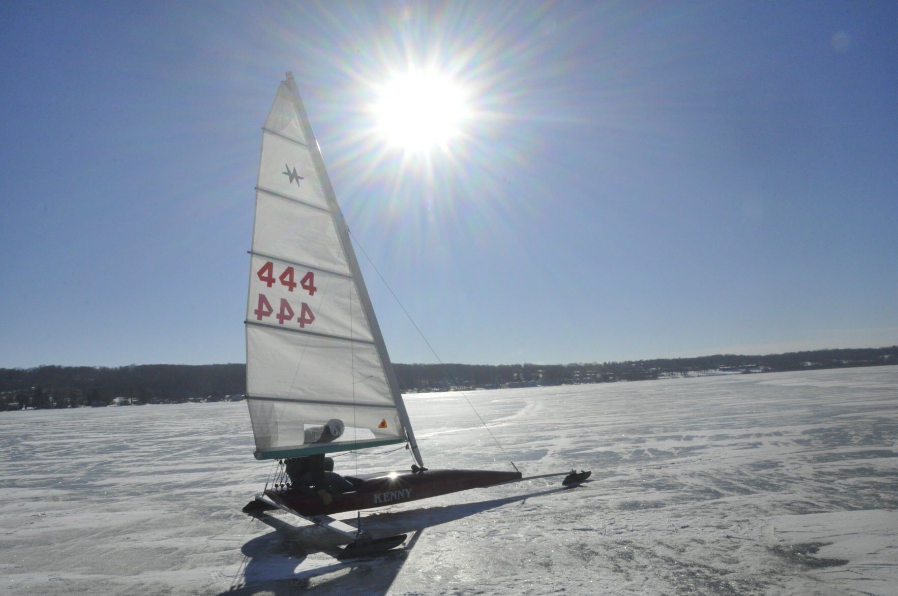 Ice boating